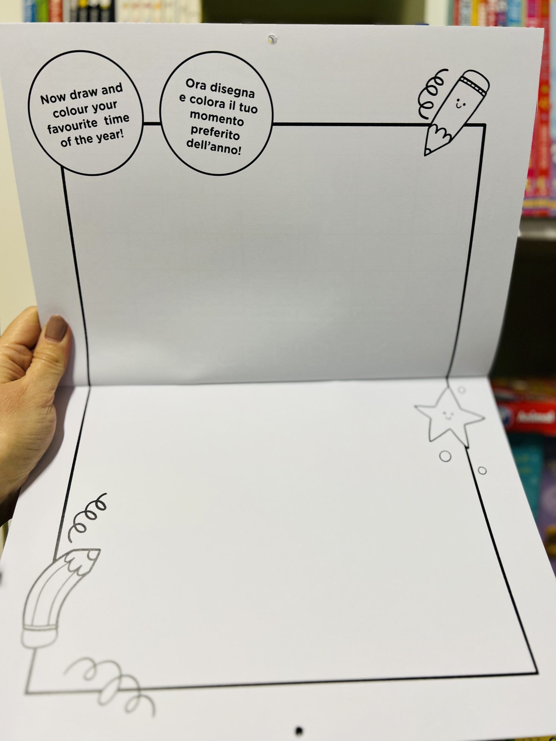 LIBRO CALENDARIO IN INGLESE DA COLORARE - immagine 6